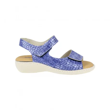 Sandalias Plumaflex Charol Piel Mujer Plantilla Extraíble Confort 14721