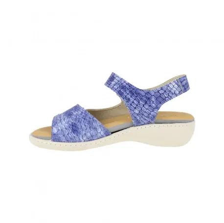Sandalias Plumaflex Charol Piel Mujer Plantilla Extraíble Confort 14721