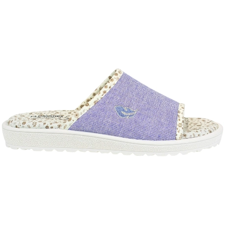 Zapatilla Casa Mujer Pala Lino Verano Plumaflex 80049