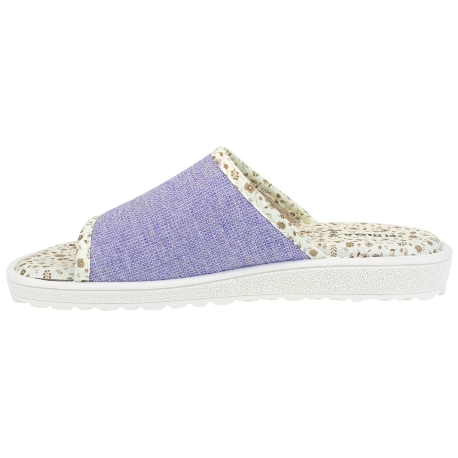 Zapatilla Casa Mujer Pala Lino Verano Plumaflex 80049