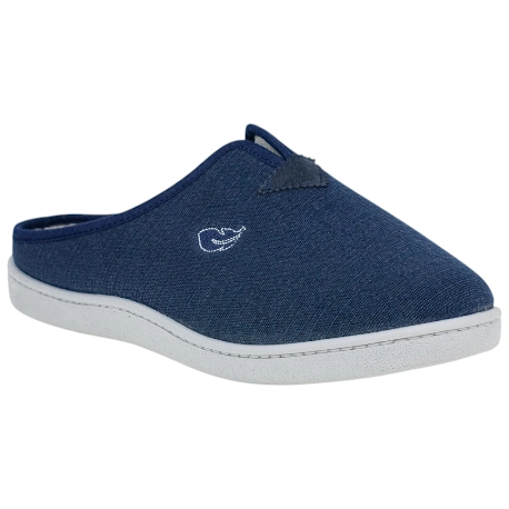Zapatillas Abiertas de Casa Lona Planas Plumaflex 12358