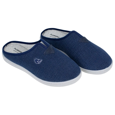 Zapatillas Abiertas de Casa Lona Planas Plumaflex 12358