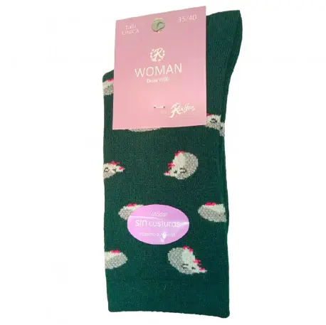 Calcetin Mujer Fantasía Modal Sin Costuras Rodfer R6171L 