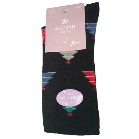 Calcetin Mujer Fantasía Modal Sin Costuras Rodfer R6171L 