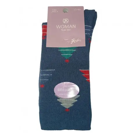 Calcetin Mujer Fantasía Modal Sin Costuras Rodfer R6171L 