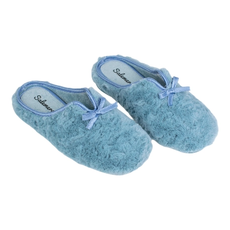 Zapatillas de Casa Destalonadas para Mujer de Pelo para Invierno  Salemera SA67606-200