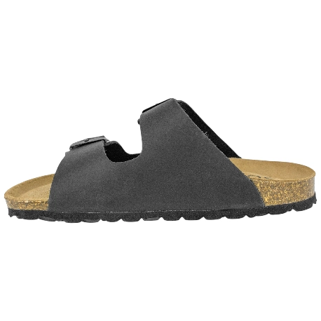 Sandalias Planas Piel Mujer Dos Hebillas Suver 520015