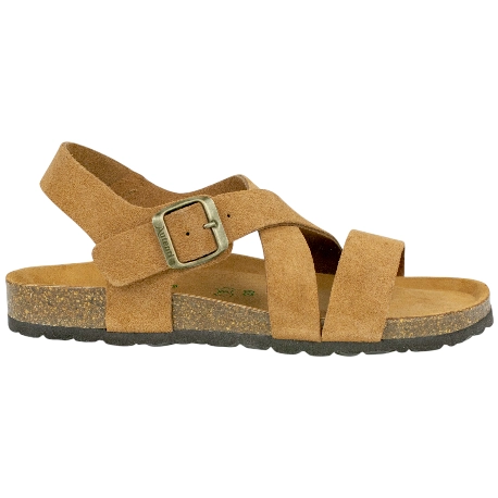 Sandalia Casual Piel Cruzada Hebilla con Tira Autenti 7446