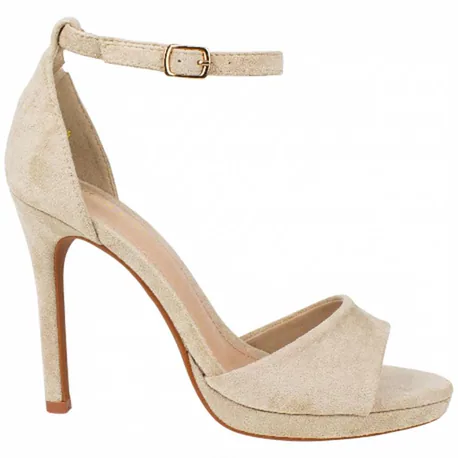 Sandalia Beis Tacón Alto Pulsera Plataforma Ideal Shoes 2858