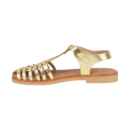 Sandalia Cangrejera Plana Piel Studio Scarpe SN34329