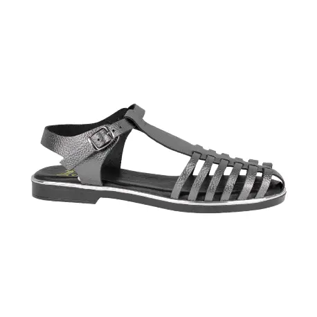 Sandalia Cangrejera Plana Piel Studio Scarpe SN34329