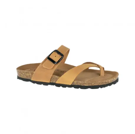 Sandalias Blanco Marron Negro Plomo Verde Hebilla Dedo Piso Fino Suver 520012