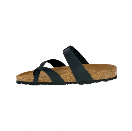 Sandalias Blanco Marron Negro Plomo Verde Hebilla Dedo Piso Fino Suver 520012
