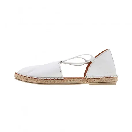 Sandalias Esparto Mujer Plana Piel Top3 Carla 21569