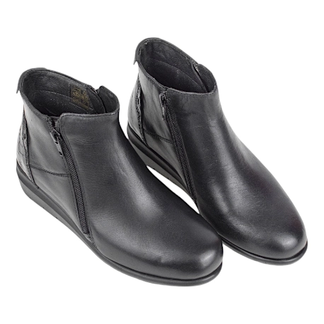Botín mujer cómodo piel cremallera Vicmart 466-5