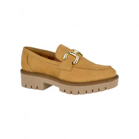 Mocasín Nobuck Estribo Metálico Piso Track Wikers E-137
