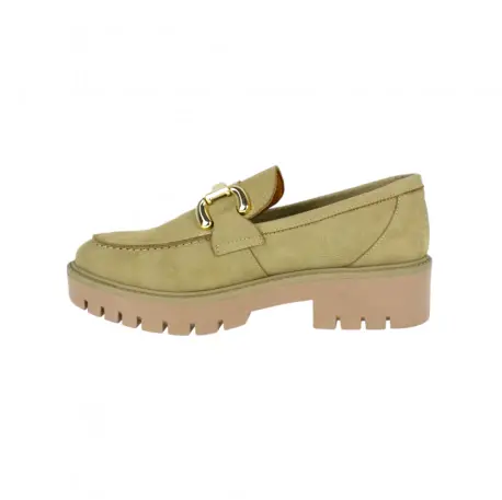 Mocasín Nobuck Estribo Metálico Piso Track Wikers E-137