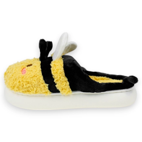 Pantufla Mujer Invierno Abierta Abejas D006btmf