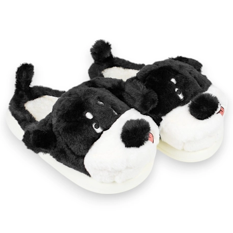 Pantufla Mujer Cerrada Original Perritos Invierno D2412btqpg
