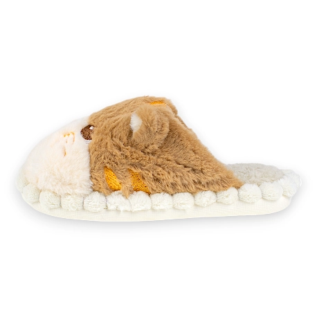 Pantufla Mujer Invierno Abierta Gato D005xm