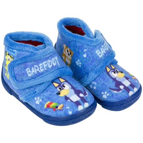 Zapatilla de Casa Barefoot Niño Dibujos Azul Michu 2643