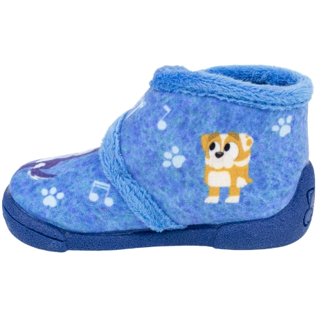 Zapatilla de Casa Barefoot Niño Dibujos Azul Michu 2643