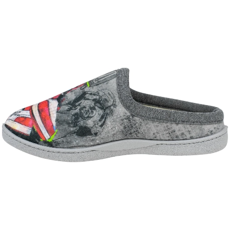 Zapatilla Descalza Gris Plana Basket One Plumaflex 12340