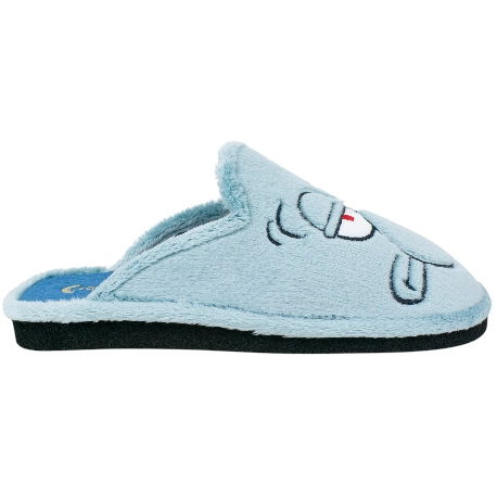 Zapatilla Descalza Suela Parquet Hombre Azul Calamardo Costa E3838-B127