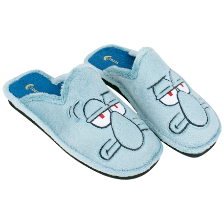Zapatilla Descalza Suela Parquet Hombre Azul Calamardo Costa E3838-B127