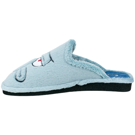 Zapatilla Descalza Suela Parquet Hombre Azul Calamardo Costa E3838-B127