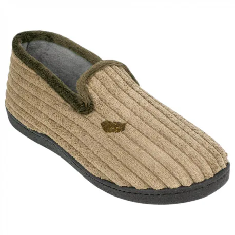 Zapatillas Cerradas Pana a Rayas Plumaflex 12026