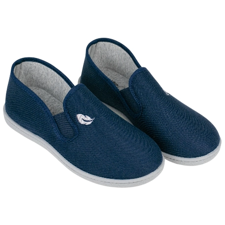 Zapatilla Cerrada Tejido Bambú Plana Plumaflex 12363