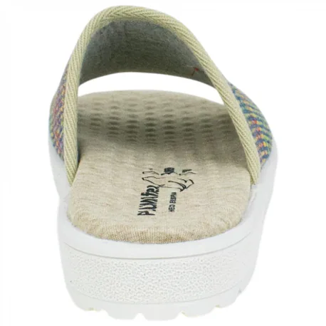 Zapatilla Descalza Pinki Casa Azul Indigo Plana Plumaflex 80073