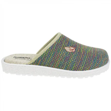 Zapatilla Casa Descalza Plana Plantilla Extraíble Plumaflex 80074 Indigo