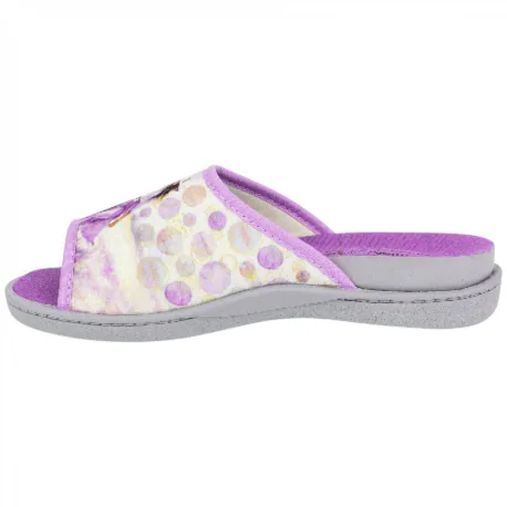 Zapatilla Abierta Pinki Chica Lavanda Plumaflex 12404