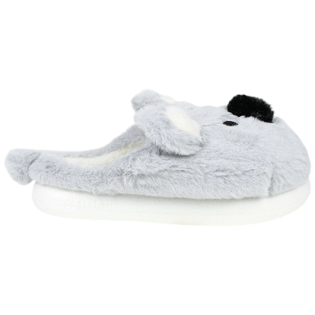Zapatillas Casa Descalza Koala Gris Plataforma Plano Xixitiao D006btltkl