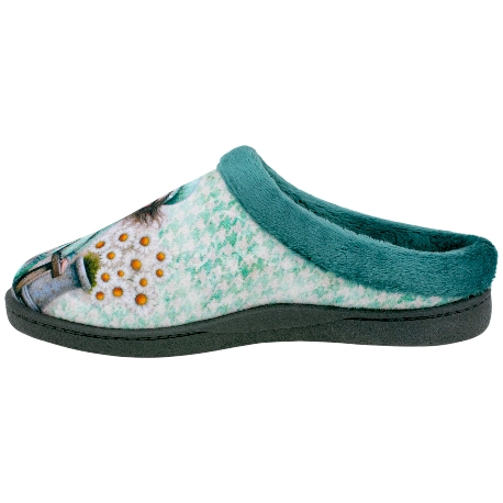 Zapatilla Descalza Plana Azul Niña Banco Plumaflex 12213