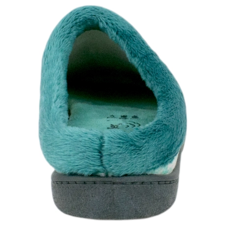 Zapatilla Descalza Plana Azul Niña Banco Plumaflex 12213