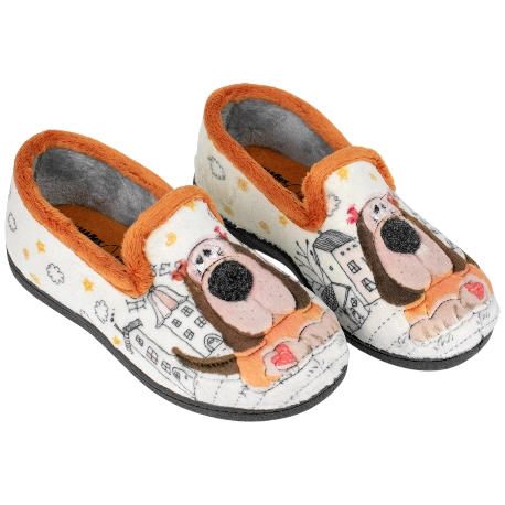Zapatilla Cerrada Perro Plumaflex 12282