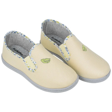 Zapatilla Cerrada Casa Verano Pure Bamboo Plana Plumaflex 12361