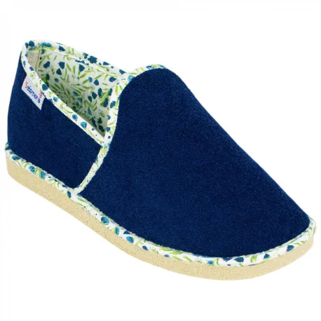 Zapatillas Cerradas Casa Mujer Ligeras Rizo Flores Planas Salemera DS40812