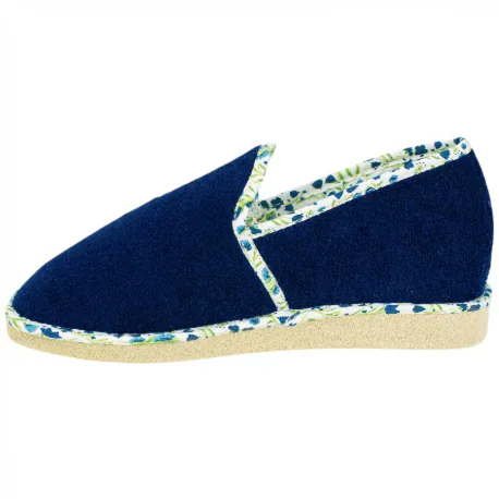 Zapatillas Cerradas Casa Mujer Ligeras Rizo Flores Planas Salemera DS40812