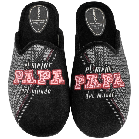 Zapatilla Descalza Plana El Mejor Papá del Mundo Alcalde 35007