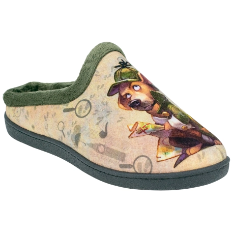 Zapatillas Plumaflex Hombre Verdes Descalzas Holmes 12229