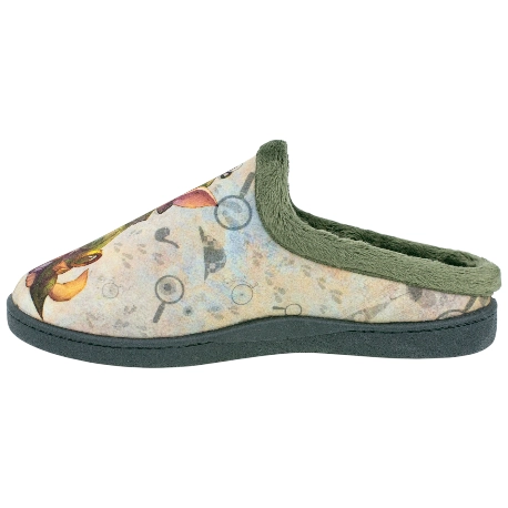 Zapatillas Plumaflex Hombre Verdes Descalzas Holmes 12229