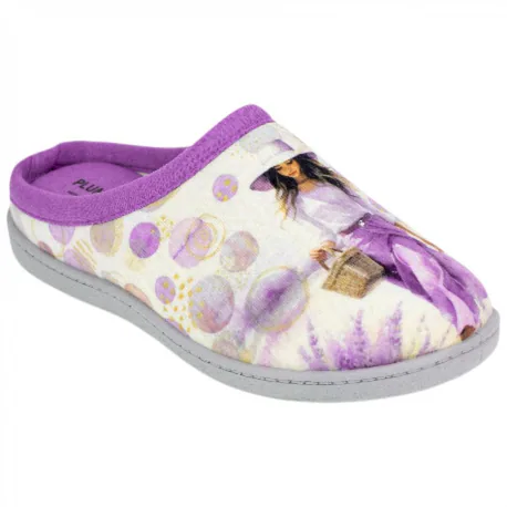 Zapatilla Plumaflex Descalza Plana Chica Lavanda 12317