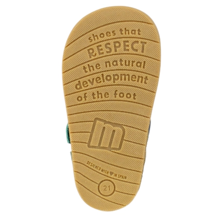 Zapatillas Barefoot Niños Casual con Velcro Mustang Free Baby 49060