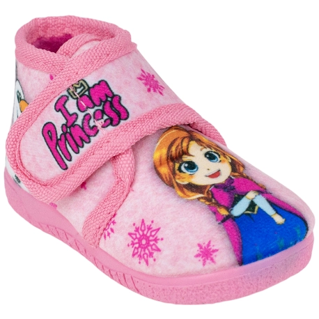 Zapatillas Bota Velcro Planas Princesas Alcalde 12007