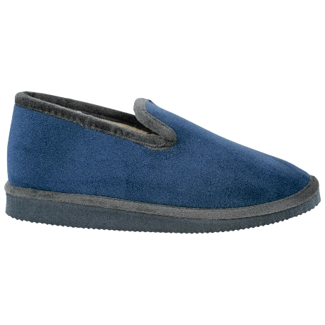 Zapatilla Cerrada Hombre Azul Suela Parquet Plana Javer 33-2