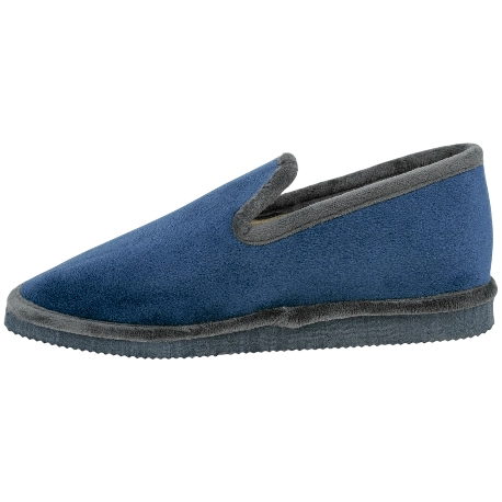 Zapatilla Cerrada Hombre Azul Suela Parquet Plana Javer 33-2
